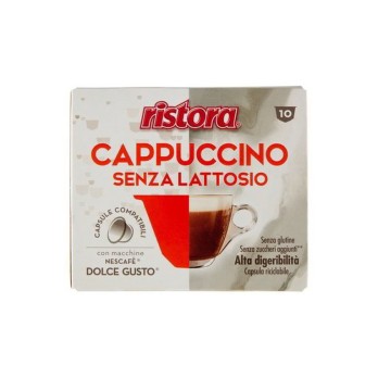 10 CAPSULE RISTORA CAPPUCCINO SENZA LATTOSIO