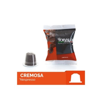 100 CAPSULE NESPRESSO TORALDO CREMOSA