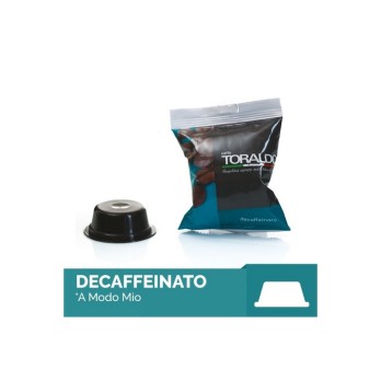 100 CAPSULE A MODO MIO TORALDO DECAFFEINATO