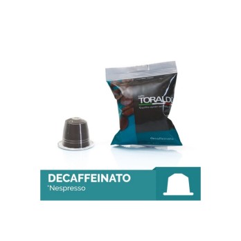 100 CAPSULE NESPRESSO TORALDO DECAFFEINATO