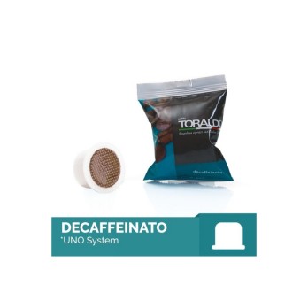 100 CAPSULE UNO SYSTEM TORALDO DECAFFEINATO