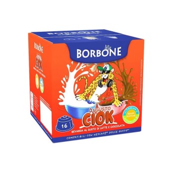 16 CAPSULE DOLCE GUSTO BORBONE DJ GUSTO CIOK