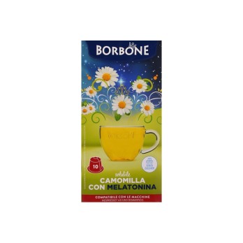 10 CAPSULE RESPRESSO CAMOMILLA E MELATONINA BORBONE (NESPRESSO)