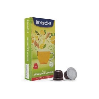 10 CAPSULE RESPRESSO ZENZERO E LIMONE BORBONE (NESPRESSO)