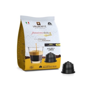 16  CAPSULE LOLLO ORO  DOLCE GUSTO