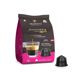 16 CAPSULE DOLCE GUSTO MISCELA NERA LOLLO