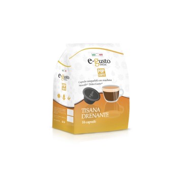 16 CAP TISANA DRENANTE EGUSTO DOLCE GUSTO POP CAFFE