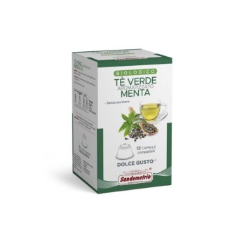 12 CAPSULE DOLCE GUSTO TE VERDE MENTA SAN DEMETRIO