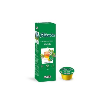 10 CAPSULE CAFFITALY RICOLA TISANA ALLE ERBE