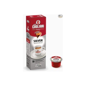 10 CAPSULE CAFFITALY SILVER CAGLIARI