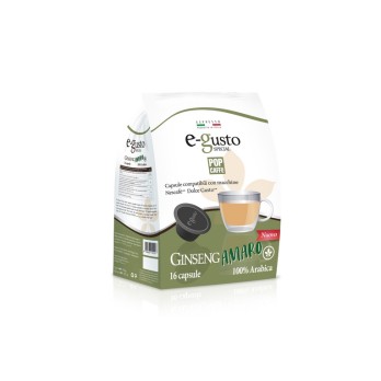 16 CAPSULE GINSENG AMARO DOLCE GUSTO EGUSTO POP