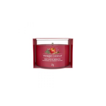 CANDELA VOTIVA Red Apple Wreath