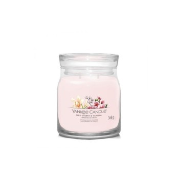 CANDELA IN GIARA MEDIA PINK CHERRY & VANILLA