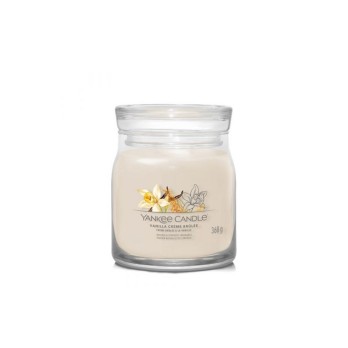 CANDELA IN GIARA MEDIA VANILLA CRÈME BRÛLÉE