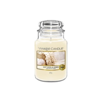 CANDELA YANKEE CANDLE SOFT WOOL & AMBER 623 gr