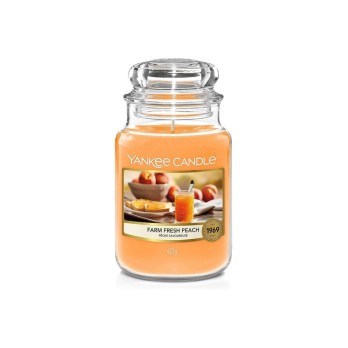 CANDELA YANKEE CANDLFARM FRESH PEACH 623 gr