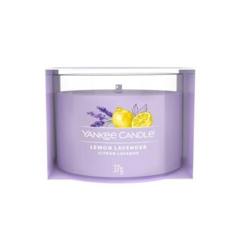 CANDELA PROFUMATA VOTIVE IN VETRO LEMON LAVENDER