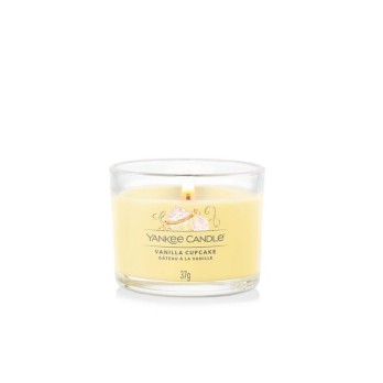 CANDELA VOTIVE IN VETRO SINGOLA VANILLA CUPCAKE