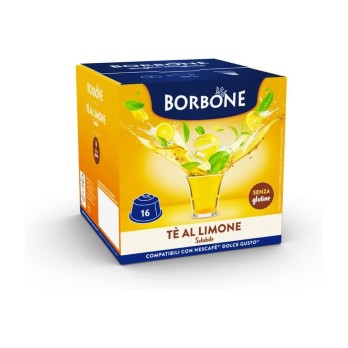 16 CAPSULE DOLCE GUSTO TE AL LIMONE BORBONE