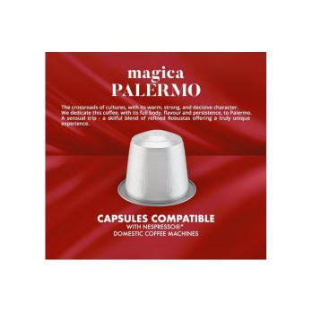 10 CAPSULE BORBONE RESPRESSO ALLUMINIO MAGICA PALERMO (NESPRESSO)