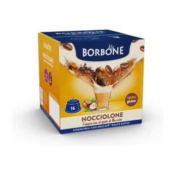 16 CAPSULE DOLCE GUSTO NOCCIOLONE BORBONE