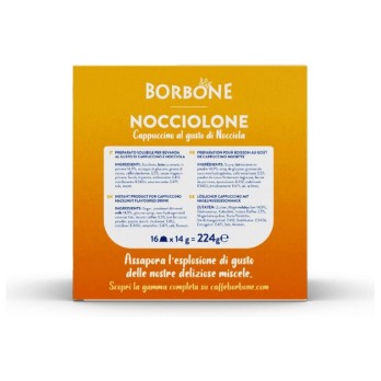 16 CAPSULE DOLCE GUSTO NOCCIOLONE BORBONE