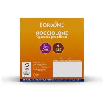 16 CAPSULE DOLCE GUSTO NOCCIOLONE BORBONE