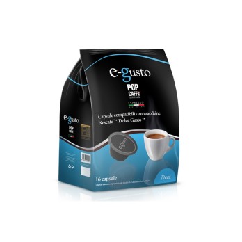 16 CAPSULE DOLCE GUSTO EGUSTO DECAFFEINATO