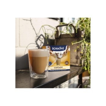 16 CAPSULE CORTADO DOLCE GUSTO BORBONE