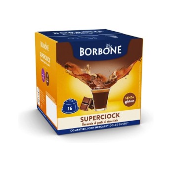 16 CAPSULE SUPERCIOK DOLCE GUSTO BORBONE