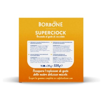 16 CAPSULE SUPERCIOK DOLCE GUSTO BORBONE