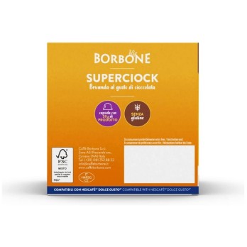 16 CAPSULE SUPERCIOK DOLCE GUSTO BORBONE