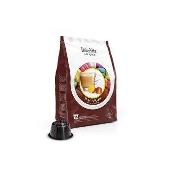 16 CAPSULE MACARON ALLA MANDORLA DOLCE GUSTO DOLCE VITA