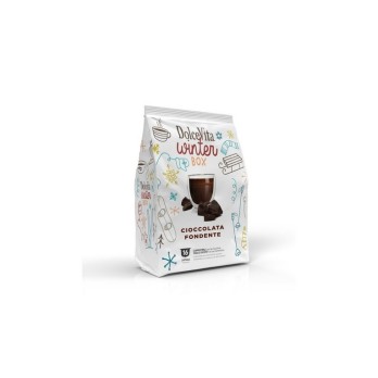 16 CAPSULE CIOCCOLATO FONDENTE DOLCE GUSTO DOLCE VITA