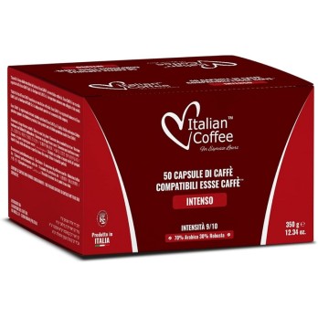 50 CAPSULE COMPATIBILI ESSE CAFFE INTENSO ITALIAN COFFEE