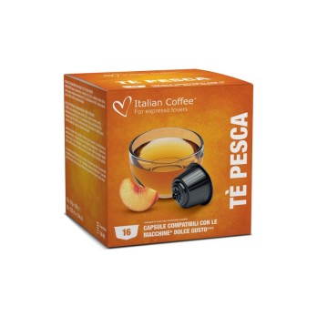 16 CAPSULE TE ALLA PESCA ITALIAN COFFEE DOLCE GUSTO