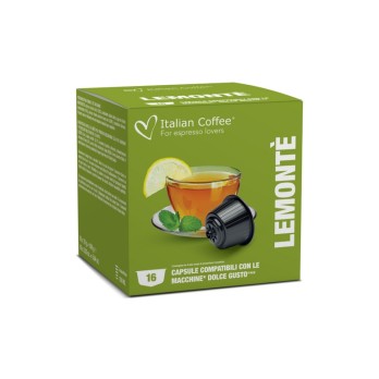 16 CAPSULE TE LIMONE ICE ITALIAN COFFEE DOLCE GUSTO