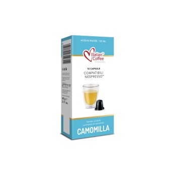 10 CAPSULE CAMOMILLA NESPRESSO ITALIAN COFFEE