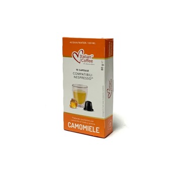 10 CAPSULE CAMOMILLA MIELE ARANCIA NESPRESSO ITALIAN COFFEE