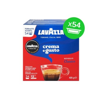 54 CAPSULE QUALITA CREMA E GUSTO LAVAZZA A MODO MIO